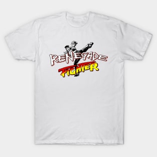 Renegade Fighter 8 Bit Art T-Shirt